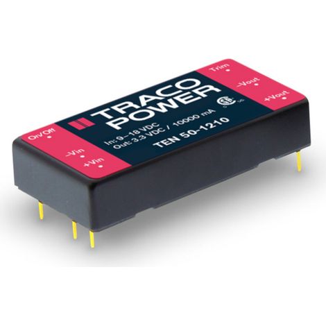 TracoPower TEN 50-4815 Convertisseur CC/CC pour circuits imprimés 24 V/DC 24 V/DC 2.08 A 50 W Nbr. d