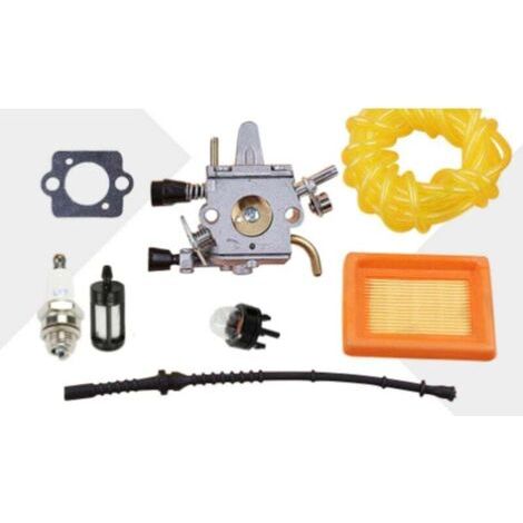 Carburateur Pour Débroussailleuse Stihl FS Série 120 200 250 300 350 400 450 480 FR Avec Filtre à Air Bougie Ampoule Amorçage (1/4)