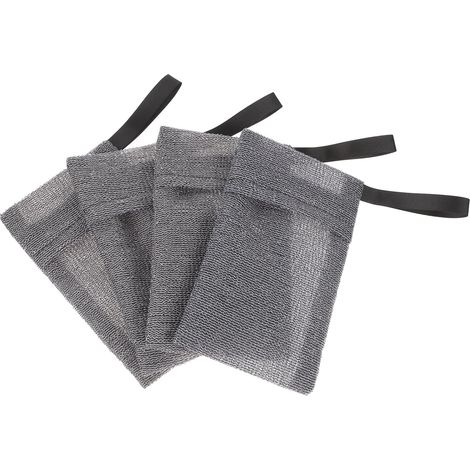 Nylon Mesh Soap Bag for Cosmetic and Craft Soap 4 Piece Pack