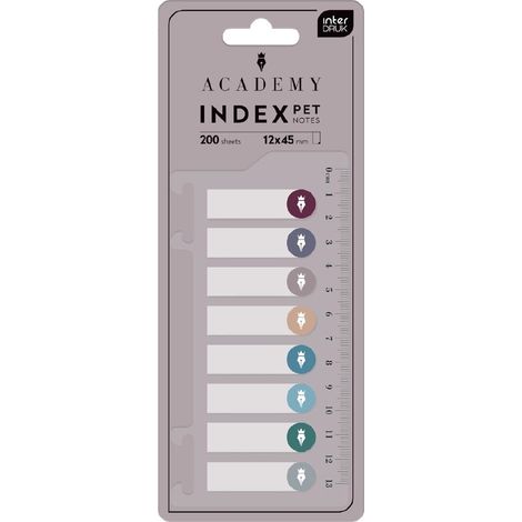 Onglets d'index pour animaux de compagnie avec points de règle Académie