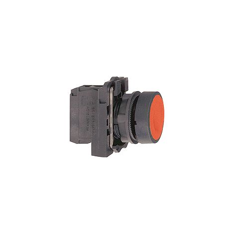 Harmony bouton-poussoir rouge Ø22 - à impulsion affleurant - 1O+1F - XB5AA45