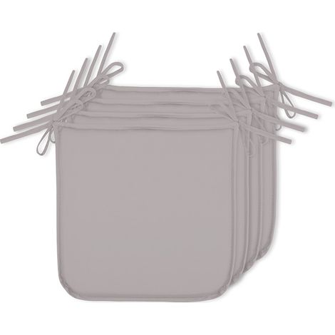 Lot De 4 Galettes Stof Hawai Taupe 38x38cm - Stof