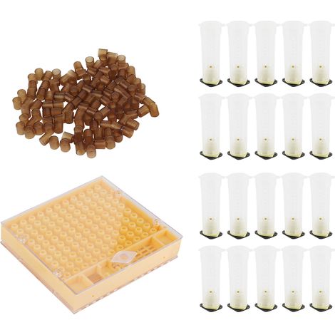 Königinnenzuchtkasten, Zuchtzellen-Set aus Kunststoff, Imkereibedarf (1/5)