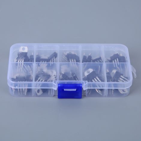50-teiliges Spannungsregler-Transistor-Kit, elektronische Bauteile, Industrieteile, elektrische Betriebsstoffe (1/5)