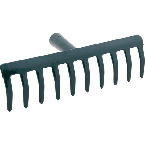 Rastrello in metallo a 10 denti