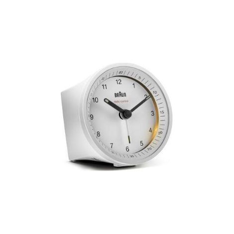 Braun bc 07 w-dcf radio alarm clock white