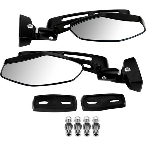Rétroviseurs de course modifiés pour moto, 2 pièces, rétroviseurs latéraux pour Suzuki Kawasaki (1/5)