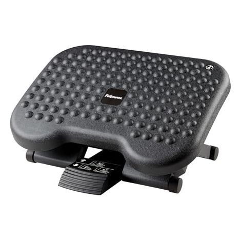 Repose-pieds ergonomique avec base antidérapante - Repose-pieds sous le bureau - Repose-pieds tabouret pour le bureau et la maison - Noir (1/5)
