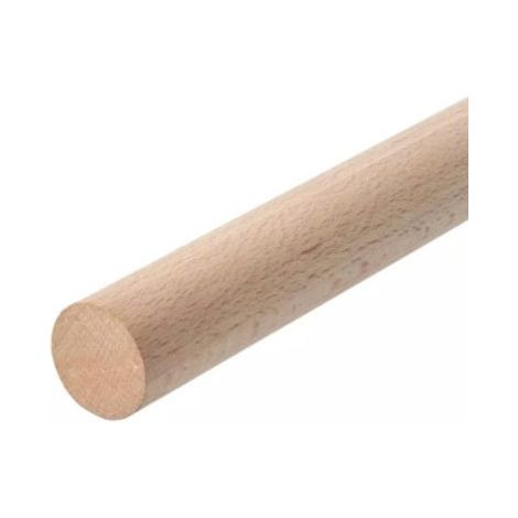 Tourillon bois lisse Diamètre 20 Longueur 1 mètre