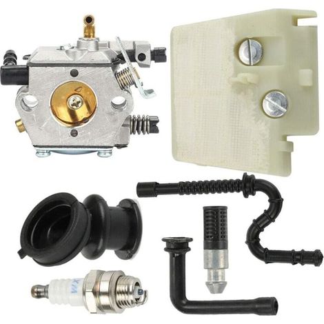 Kit carburateur pour Stihl 026 MS260 MS240 240 Walbro WT-194 et filtre à air pour bougie d'allumage (1/4)