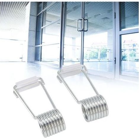 pair Accessoires de loquet de porte à charnière à ressort de 2CM, adaptés à la plupart des axes de charnière de porte, 4 pièces/vente (1/4)