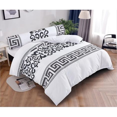 Juego de Funda Nordica para Cama 100% Microfibra de Poliester Suave - Funda Edredónes, Bajera y Funda de Almohada Cama 90 150x220, 135 220x220, 150 220x240, 180 240x260 cm (1/5)