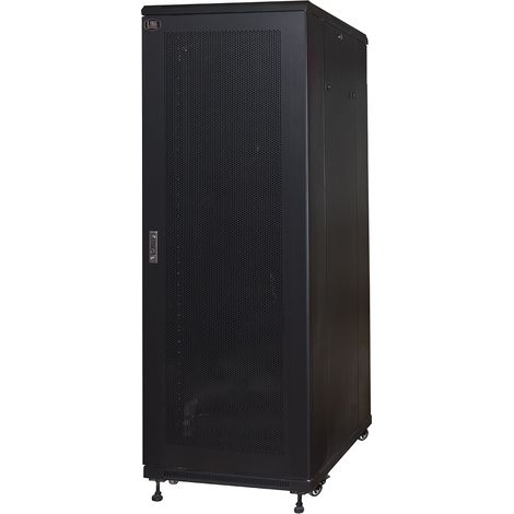 Armadi rack Link ARMADIO RACK 19"  PER RETI 37U (A)1833, (L)600, (P)1000 COLORE NERO PORTA TRAFORATA