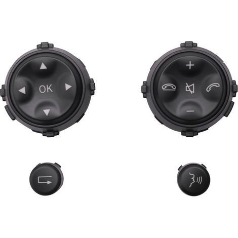 Pulsanti multifunzione sul volante compatibili con i modelli Classe S W221 S280 S300 S350 S400 Nero (1/4)