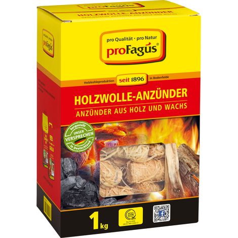 ProFagus Holzwolle-Anzünder 1 kg