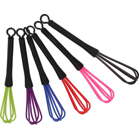 Fouet à Colorant Capillaire avec Poignée Ergonomique et Boule Anti-Dérapant pour Salon Coiffure - Lot de 6 (1/5)