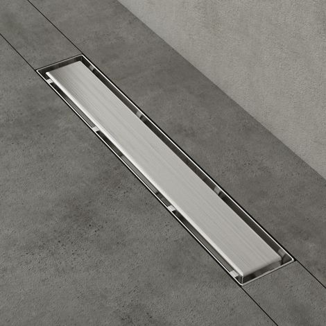 doporro Duschrinne 50cm Edelstahl Dusche Duschablauf mit Gruchstop und Haarsieb befliesbar Duschabfluss Chrom KE110 Duschablauf (1/5)