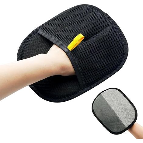 Gants anti-poils pour animaux réutilisables, nettoyage antistatique efficace pour chiens et chats, accessoire pratique de toilettage (1/5)