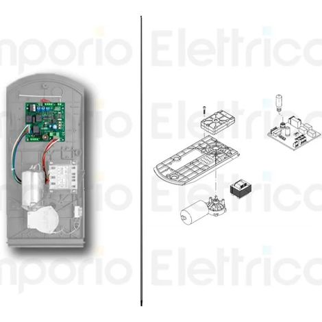 Panneau de commande de remplacement du panneau de commande BENINCA' CP.J3M 9686678 (1/3)