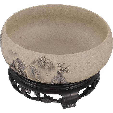 Keramik Pflanzgefäß mit Ständer für Bonsai und Sukkulenten