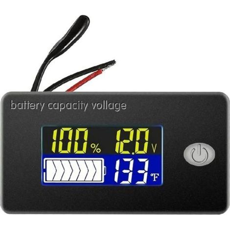 Testeur de Batterie - Ulisem - Voltmètre LCD - Température - Tension - Alarme 12V (1/5)