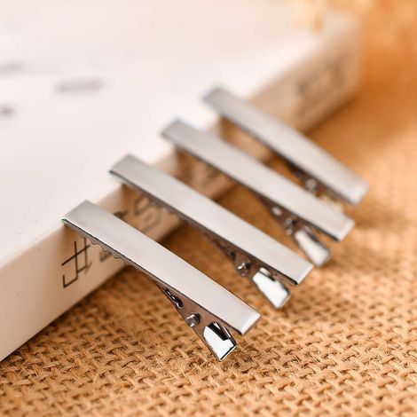 DIY Krokodilhaarspangen, Haarspange für Damen, Metallhaarspange, 65 m (1/5)