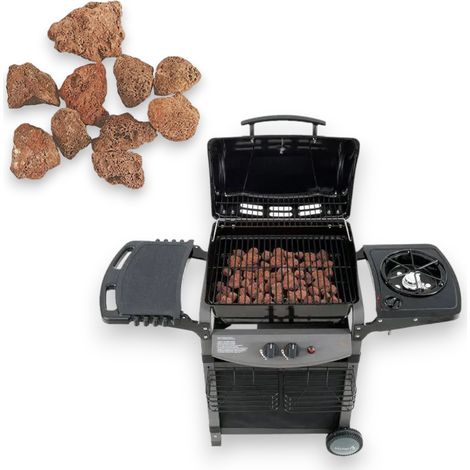 Pietra lavica per barbecue a gas confezione 2 kg (1/2)