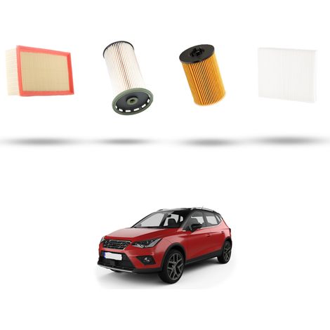 Kit tagliando 4 filtri compatibile con Seat Arona (KJ) 1.6 TDI 70kw Dal 2017 (1/5)