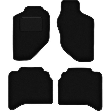 Alfombrillas de terciopelo negro para Opel Frontera B 5 puertas (1998-2006)