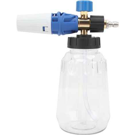 SJLERST Nettoyeur haute-pression Pulvérisateur de mousse pour lavage de voiture, 1/4 pouces, connexion rapide, canon à mousse haute pression 4000PSI (1/4)