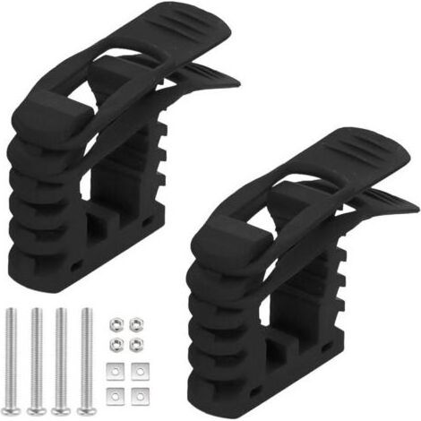 supports de pelle pour galerie de toit, pince de fixation en caoutchouc de 5/8 à 2-1/4 pouces, accessoire pour porte-vélos, porte-outils pour câbles et outils, tout-terrain, usage domestique (n (1/4)
