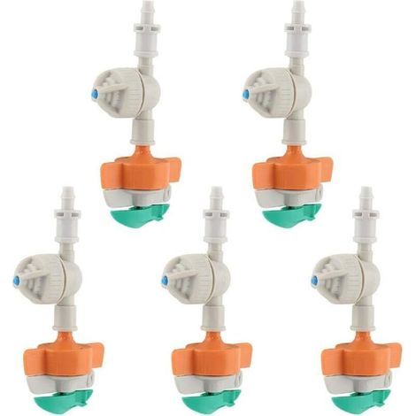 5-teiliges, hängendes, drehbares Anti-Tropf-Gartensprenger-Set – Mikro-Tropfbewässerungssprüher (1/4)