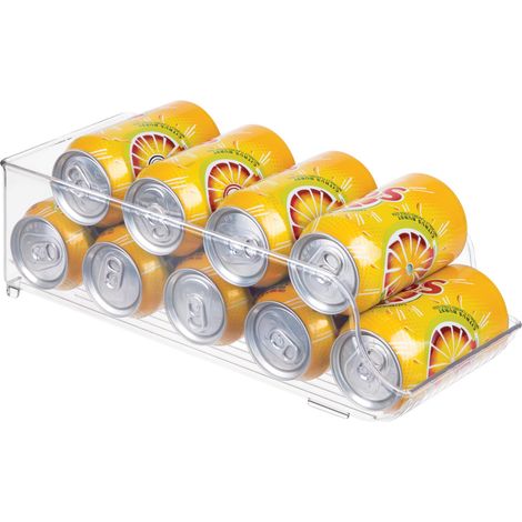 bac de stockage pour frigo, box de rangement en plastique, boite rangement pour 9 canettes de boissons, transparent (1/5)
