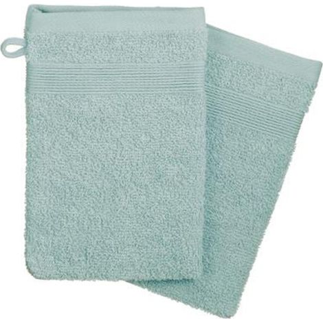 Lot de 2 Gants de Toilette "Confort" 15x21cm Givre