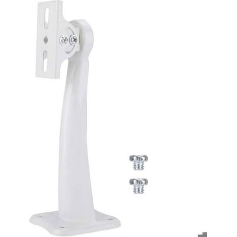 Support Camera - Acier Fer - Montage Mural et Plafond - Usage Interieur Exterieur - 19 x 7.2 x 5.8 cm - Blanc - 1 Piece (1/3)