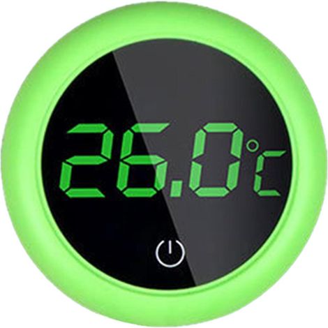 Thermomètre pour aquarium à affichage numérique LED tactile autocollant pour poissons
