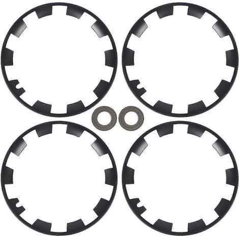 Kit de 4 protections de jantes à induction noir mat 20 pouces : ajustement parfait, haute résistance, design élégant. (1/5)