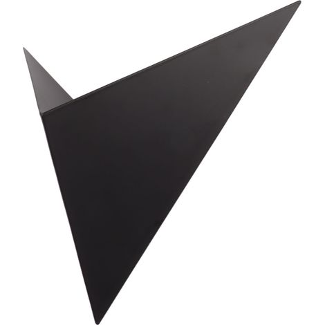 Applique murale LED en fer, style industriel moderne, triangulaire, lumière chaude, idéale pour la lecture, chambre, salon, hôtel, bar, 85 à 265 V, noir (1/5)