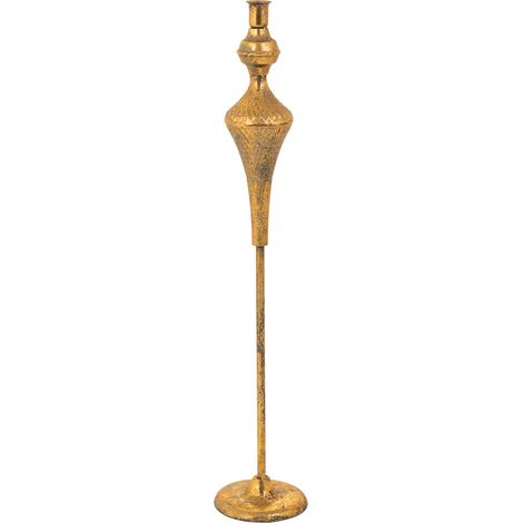 Candelabro de metal dorado 12x12x62.5 (1/5)