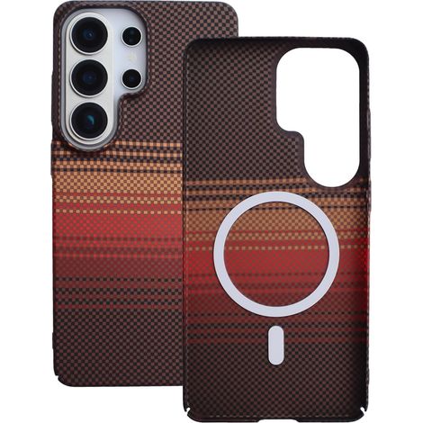 Magnétique Coque pour S26 Ultra 5G avec Mag-Safe Carbone (Sunset) Étui Housse S26 Ultra Coque avec Aimant Puissant, Ultra Fine Léger Mat Antichoc Rigide PC Case pour Galaxy S26 Ultra (1/5)