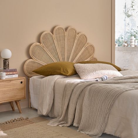Tête de lit en rotin et cannage 140 cm (1/5)