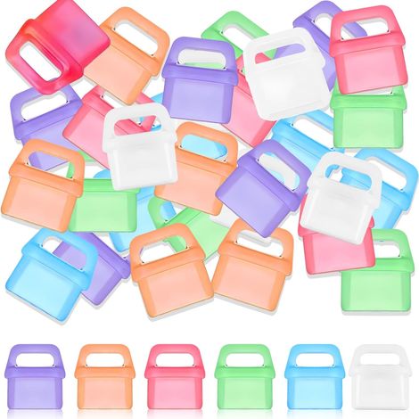 Lot de 30 Cache-poussière pour Port de Charge USB C, Protection en Plastique colorée avec Trou de Suspension, Compatible avec Tous Les appareils Type-C, Ordinateurs Portables et Smartphones (1/5)