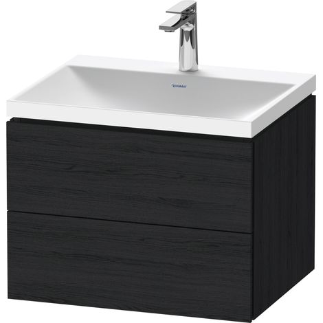 Duravit L-Cube c-shaped Set wandhängend, 2 Schubkästen, ohne