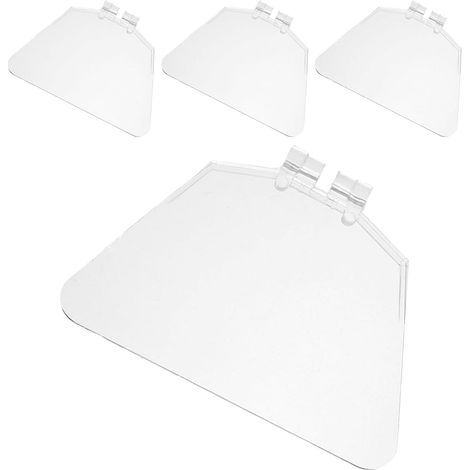 Lot de 4 Pieds de Table Pliables en Métal Blanc Jambes en Épingle à Cheveux Robustes pour Meubles Pieds Réglables pour Table Basse Bureau avec Gain de Place et Stabilité Renforcée (1/5)