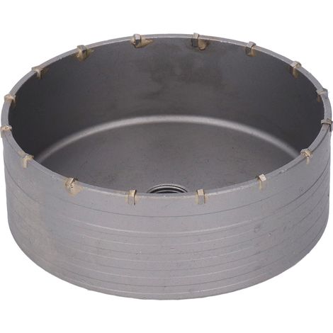 Scie cloche 160mm trépan carbure, foret ouvreur pour brique béton pierre, outil de perçage maçonnerie, lame diamantée robuste (1/5)