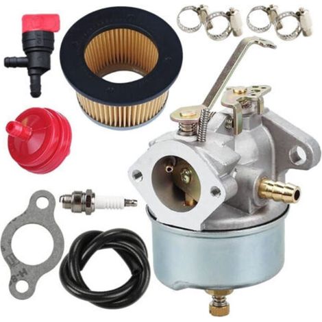 Carburador compatible Tecumseh 632230 632272 632631 H50 60 para descongelador de 3-8 HP (1/4)