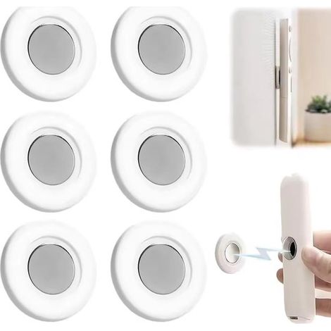 Wandhalterung für Fernbedienungen 10 magnetische Klebehalterungen für Fernseher und andere Geräte, weiß und praktisch (1/5)