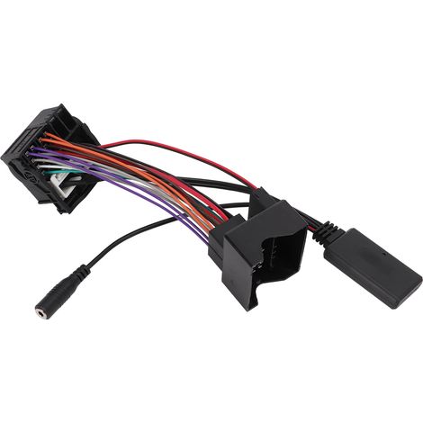 Adaptateur Bluetooth 5.0 avec Microphone Mains Libres pour Voiture, Câble d'Entrée AUX Audio, Remplacement Compatible A3 TT A4 2007-2014 (1/5)
