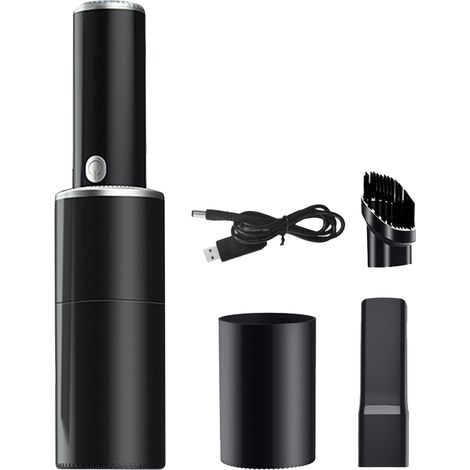 Mini aspiradora USB para coche, portátil, 10.000 Pa, potente succión de 120 W, ideal para pelo de mascotas, limpieza de grava y limpieza del hogar y la oficina. (1/5)