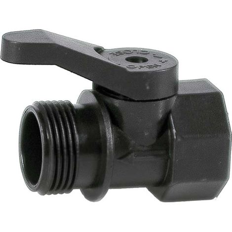 MINI-KUGELHAHN MIT INNEN-/AUSSENGEWINDE 1" IG x 1" AG